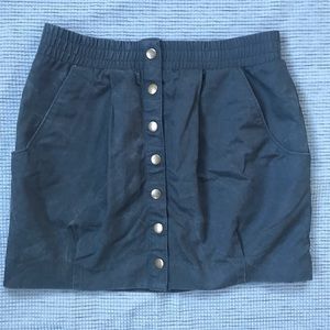 Divided High-rise Skirt | Dark Blue | Small